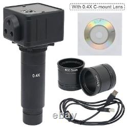 Caméra Numérique Microscope Électronique Industriel Avec 0,5x 0,4x 0,3x C Mount Lens