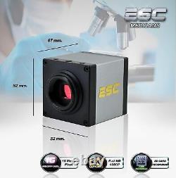 Caméra de microscope HDMI ESC Medicams Full HD 16 MP numérique industrielle USB avec Re