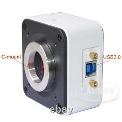 Caméra de microscope industrielle C-mount à haute vitesse USB 3.0 IMX178 Panorama Splicing