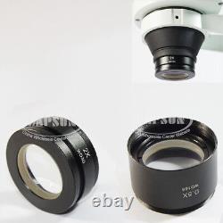 Caméra de microscope numérique HDMI 1080P trinoculaire stéréo simul-focal avec zoom 7X-45X
