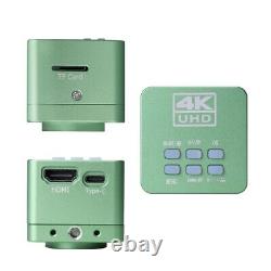 Caméra de microscope numérique USB 4K UltraHD de qualité industrielle avec séparateur vidéo.