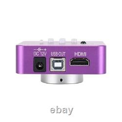 Caméra de microscope numérique industriel avec objectif d'oculaire 0,5X en 1080P USB MP4 vidéo.