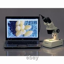 Caméra microscope numérique CMOS couleur Amscope 5MP USB 2.0