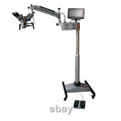 Dental Microscope Digital Camera Beam Splitter C Monture Et Led Screen Free Ship