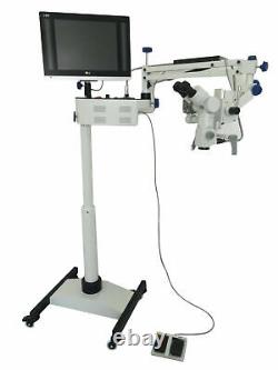 Digital Tiltable Neurochirgical Operating Microscope 5 Step Hd Caméra, Led Tv Set