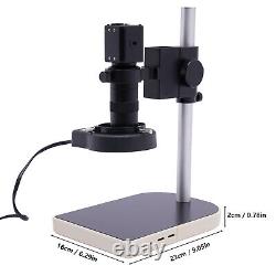 Ensemble de caméra de microscope d'inspection vidéo industriel numérique 16MP 1080P 10X-180X HDMI