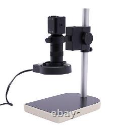 Ensemble de caméra de microscope d'inspection vidéo industriel numérique 16MP 1080P 10X-180X HDMI