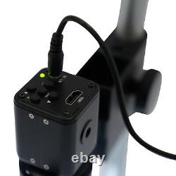 Ensemble de caméra de microscope d'inspection vidéo numérique de l'industrie 16MP 1080P 10X-180X HDMI