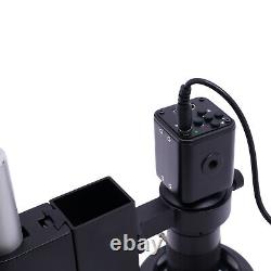 Ensemble de caméra de microscope d'inspection vidéo numérique de l'industrie 16MP 1080P 10X-180X HDMI