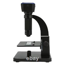 Ensemble de microscope numérique WiFi avec caméra HD USB et double objectif microscope