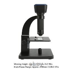 Ensemble de microscope numérique WiFi avec caméra HD USB et double objectif microscope