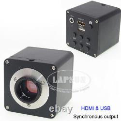 Hdmi & Usb Port Synchrone Sortie Vidéo C-mount Caméra De Microscope Industriel