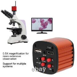 Kit de caméra de microscope USB 16MP avec loupe numérique et objectif 0.5X de 30mm et 30.5mm (Royaume-Uni)