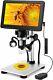 Lvylov Camera Digital Microscope Usb 7.0 Pouces Moniteur Lcd Observation D'inspection