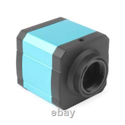 Microscope 1080P 14MP avec Lentille Zoom, Caméra Industrielle Numérique USB C-mount