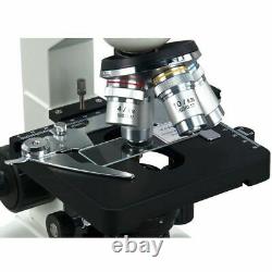 Microscope À Led Composé Trinoculaire Omax 40x-2000x Digital Lab Avec Caméra 1.3mp