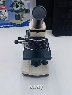 Microscope Bresser Biolux NV 20 avec accessoires, boîte de rangement et instructions testés