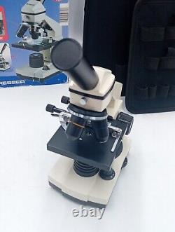 Microscope Bresser Biolux NV 20 avec accessoires, boîte de rangement et instructions testés