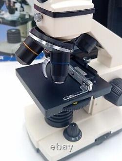 Microscope Bresser Biolux NV 20 avec accessoires, boîte de rangement et instructions testés