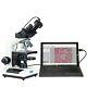 Microscope Contraste De Phase Composé De Laboratoire En Direct Blood + 9mp Appareil Photo Numérique
