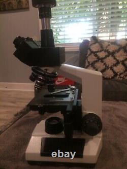 Microscope Darkfield Omax 40x-2500x + Appareil Photo Numérique 10mp