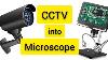 Microscope Diy Avec Une Caméra De Vidéosurveillance Pour Smd