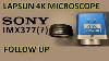 Microscope Lapsun 4k Sony Imx377 Suivi Et Test De La Lentille Barlow 0,75x