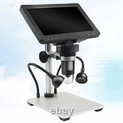 Microscope Numérique 1pc Avec Loupe D'affichage Zoom Caméra Led Microscope Desk