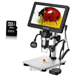 Microscope Numérique 7inch Écran LCD 1080p Portée Usb Portable, Caméra Vidéo