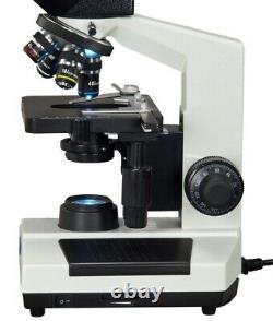 Microscope Numérique À Led Trinoculaire 14mp 40x-2000x+boîtier De Transport D'aluminium