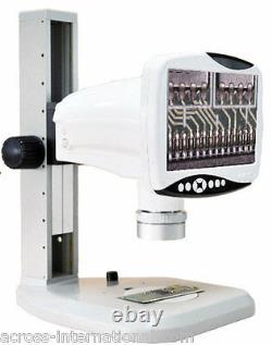 Microscope Numérique À Portée Stéréo 76x Avec 9 1280x800 Hd LCD 5mp Caméra 720p Vidéo
