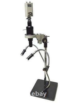Microscope Numérique Avec Caméra CCD Sanyo, Assemblage D'objectifs, Illuminateur De Fibre-lite