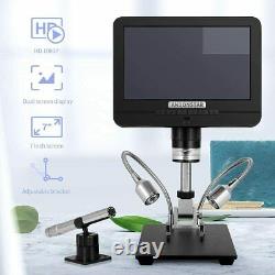 Microscope Numérique Caméra Vidéo LCD Avec Endoscope Stand Led Fill Lights Magnifier