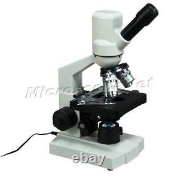 Microscope Numérique Monoculaire À Led 40x-1600x Intégré 1.3mp Caméra Win7