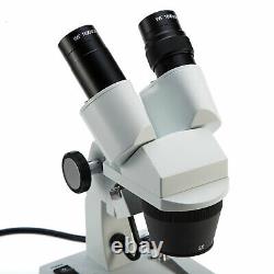 Microscope Swift Stéréo 20x/40x/80x Détachant Double Lumière Avec Caméra Numérique 2mp