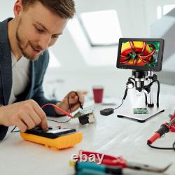 Microscope USB 1200X Tomlov 7 avec caméra vidéo pour pièces de monnaie défectueuses et télécommande