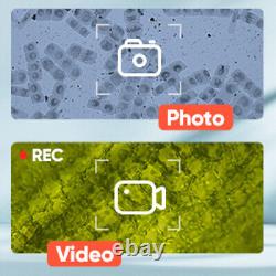 Microscope USB numérique Elikliv avec écran LCD de 7 pouces, 2000X et caméra de microscope industrielle de 12MP