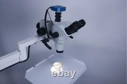 Microscope chirurgical opératoire dentaire ophtalmique 10X 5W LED avec caméra numérique CE