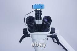 Microscope chirurgical opératoire dentaire ophtalmique 10X 5W LED avec caméra numérique CE