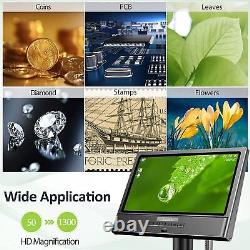 Microscope numérique Elikliv 10 Microscope à pièces Microscope 1300X Loupe vidéo 1080P 32 Go