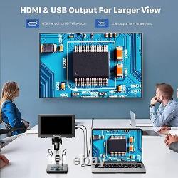 Microscope numérique HDMI TOMLOV 1200X pour pièces de monnaie avec vidéo pour une vue complète de la pièce