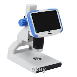 Microscope numérique LCD 5 pouces 1080P Enregistreur vidéo de microscope 200X de grossissement