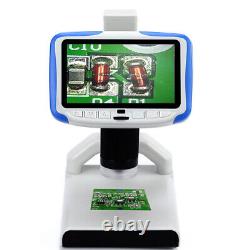 Microscope numérique LCD 5 pouces 1080P Enregistreur vidéo de microscope 200X de grossissement