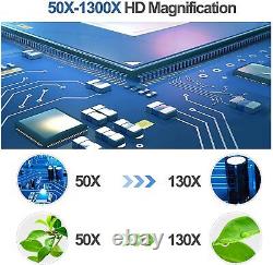 Microscope numérique LCD Elikliv 10 1300X pour soudures avec caméra vidéo