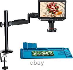 Microscope numérique LCD Elikliv 4K pour la soudure électronique de pièces avec un écran de 10,1 pouces et 64 Go de mémoire