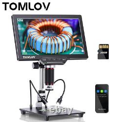 Microscope numérique LCD TOMLOV 1300X pour soudure pour adultes avec support de 10 pouces