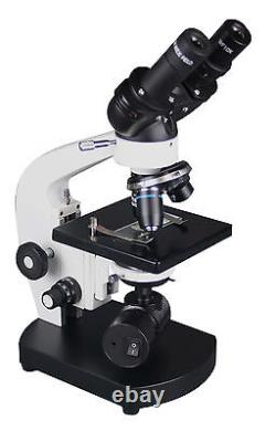 Microscope numérique LED binoculaire de laboratoire 800x avec caméra USB ! Kit de lames ! Mise au point fine