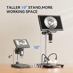 Microscope numérique TOMLOV 7 LCD Loupe de pièces de monnaie pour la soudure avec lumière