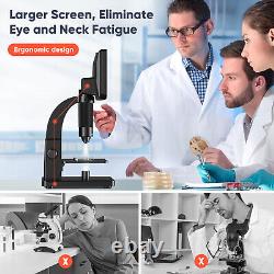 Microscope numérique à cristaux liquides (LCD) Microscope à pièce 2000X Microscope biologique avec écran