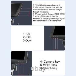 Microscope numérique maintenir magnificateur 7 pouces caméra d'endoscope vidéo LCD